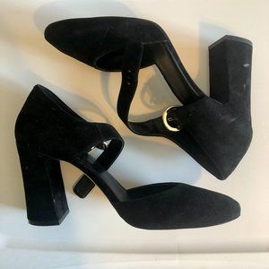 Michael Kors - Women's Alana Suede Mary Jane Pumps In Black